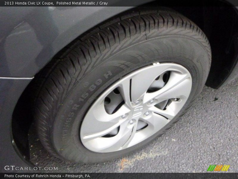 Polished Metal Metallic / Gray 2013 Honda Civic LX Coupe