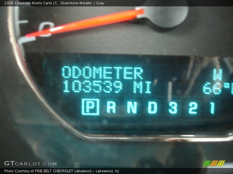 Silverstone Metallic / Gray 2006 Chevrolet Monte Carlo LT