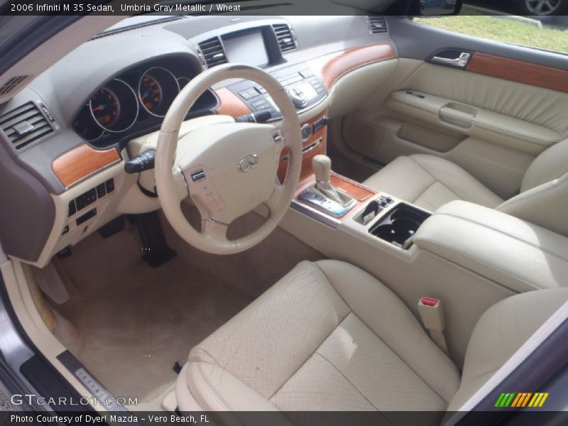 Umbria Gray Metallic / Wheat 2006 Infiniti M 35 Sedan