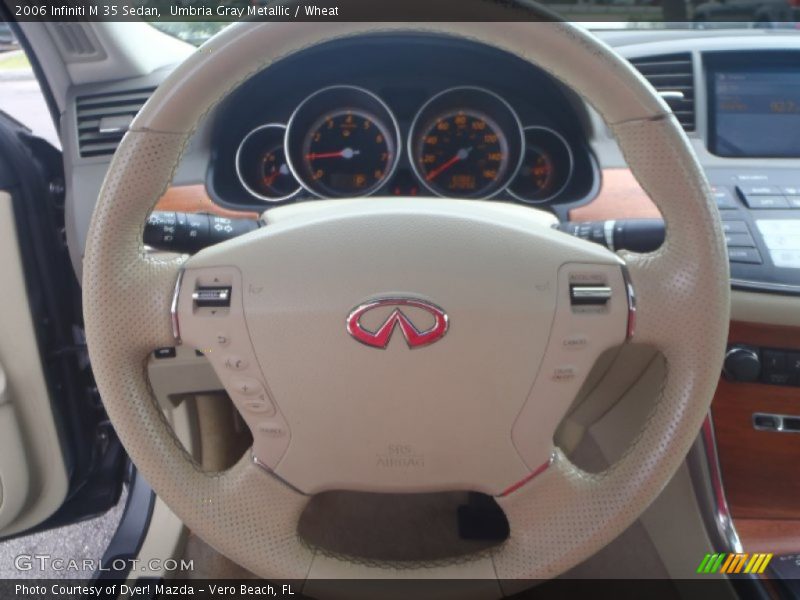 Umbria Gray Metallic / Wheat 2006 Infiniti M 35 Sedan