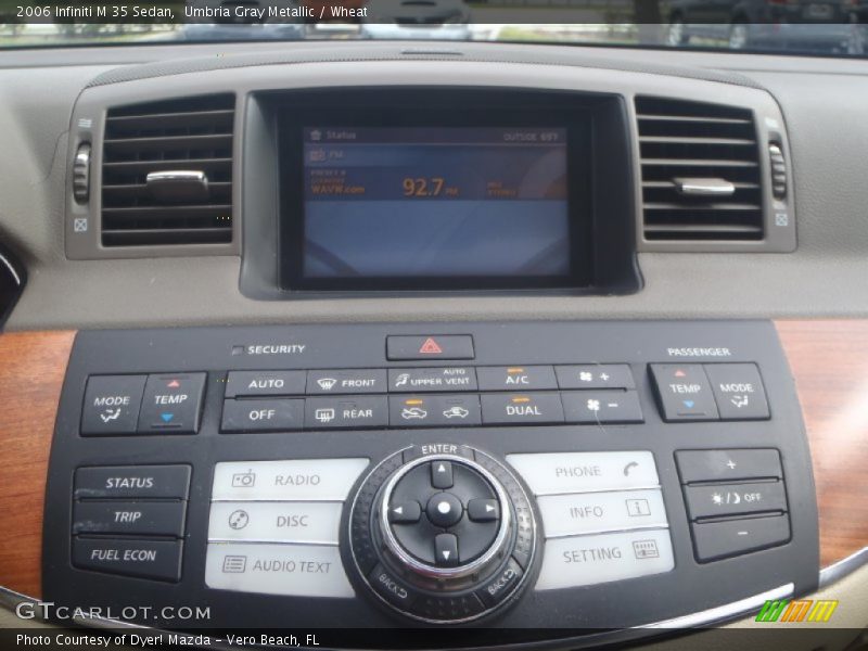 Umbria Gray Metallic / Wheat 2006 Infiniti M 35 Sedan