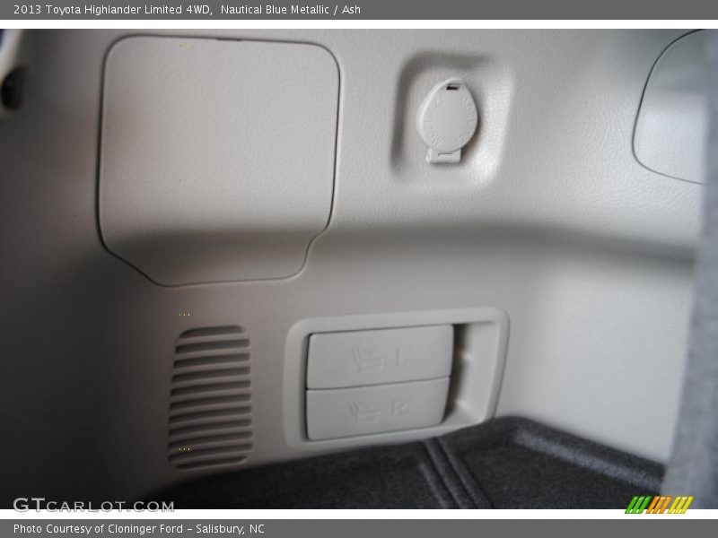 Nautical Blue Metallic / Ash 2013 Toyota Highlander Limited 4WD