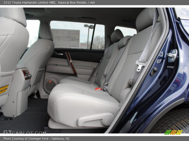 Nautical Blue Metallic / Ash 2013 Toyota Highlander Limited 4WD