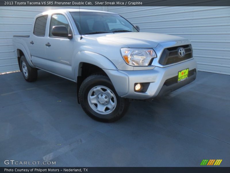 Silver Streak Mica / Graphite 2013 Toyota Tacoma V6 SR5 Prerunner Double Cab