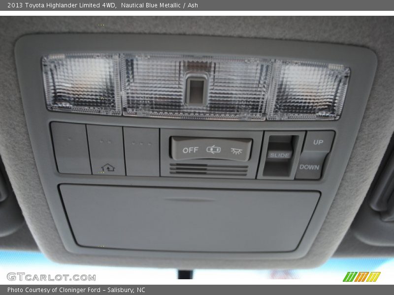 Nautical Blue Metallic / Ash 2013 Toyota Highlander Limited 4WD