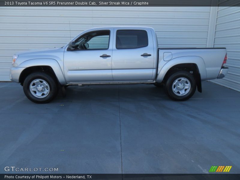 Silver Streak Mica / Graphite 2013 Toyota Tacoma V6 SR5 Prerunner Double Cab