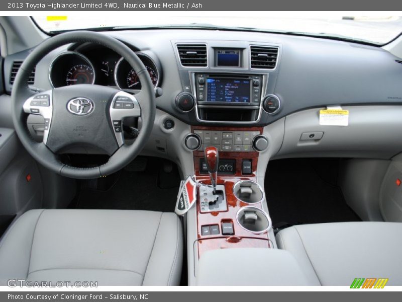 Nautical Blue Metallic / Ash 2013 Toyota Highlander Limited 4WD