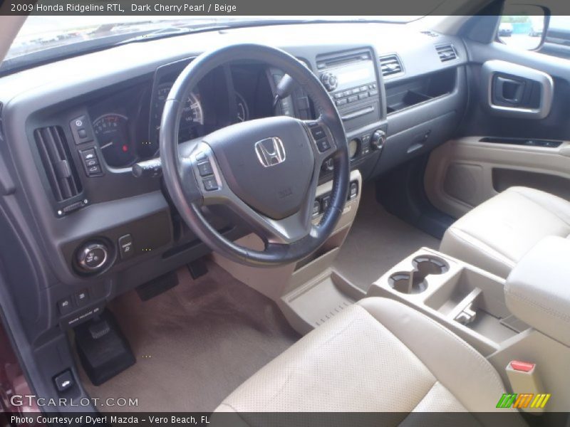 Beige Interior - 2009 Ridgeline RTL 