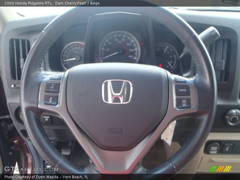  2009 Ridgeline RTL Steering Wheel