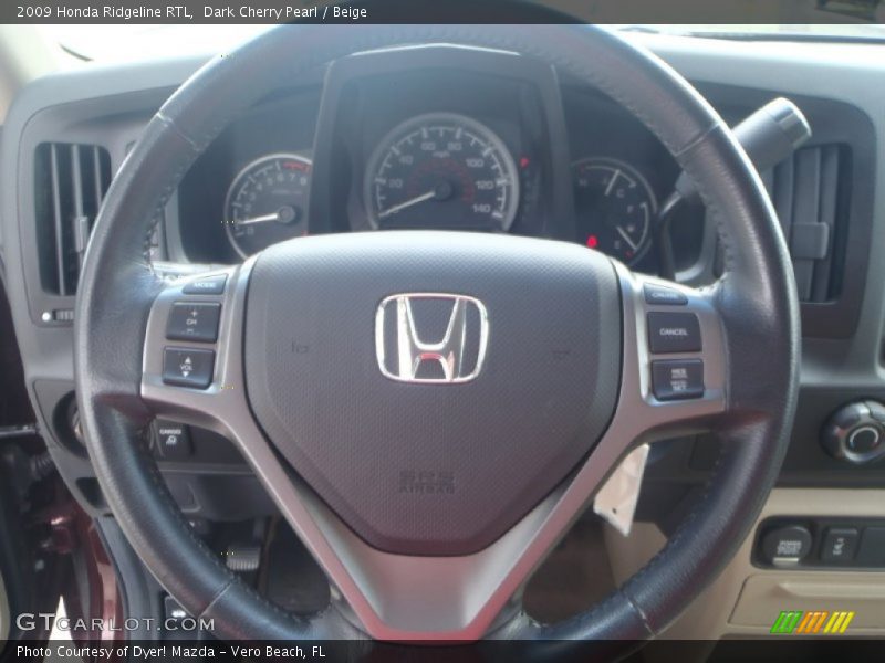  2009 Ridgeline RTL Steering Wheel