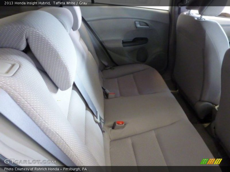 Taffeta White / Gray 2013 Honda Insight Hybrid