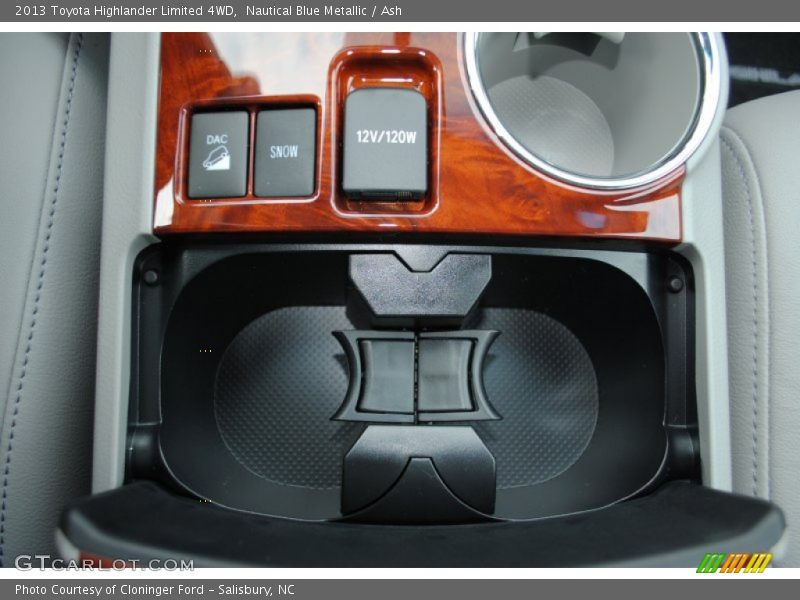 Nautical Blue Metallic / Ash 2013 Toyota Highlander Limited 4WD