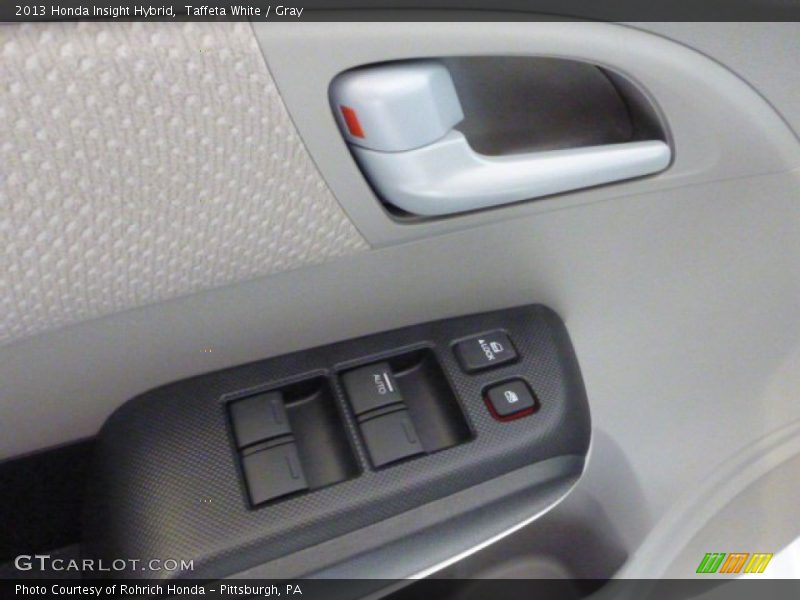 Taffeta White / Gray 2013 Honda Insight Hybrid