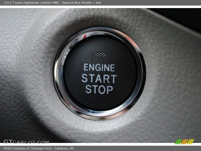 Nautical Blue Metallic / Ash 2013 Toyota Highlander Limited 4WD