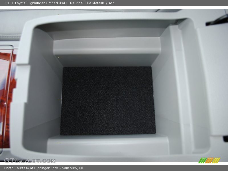 Nautical Blue Metallic / Ash 2013 Toyota Highlander Limited 4WD