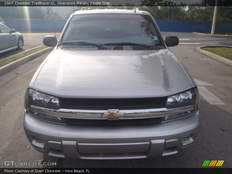 Silverstone Metallic / Light Gray 2007 Chevrolet TrailBlazer LS