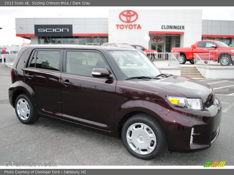 Sizzling Crimson Mica / Dark Gray 2013 Scion xB