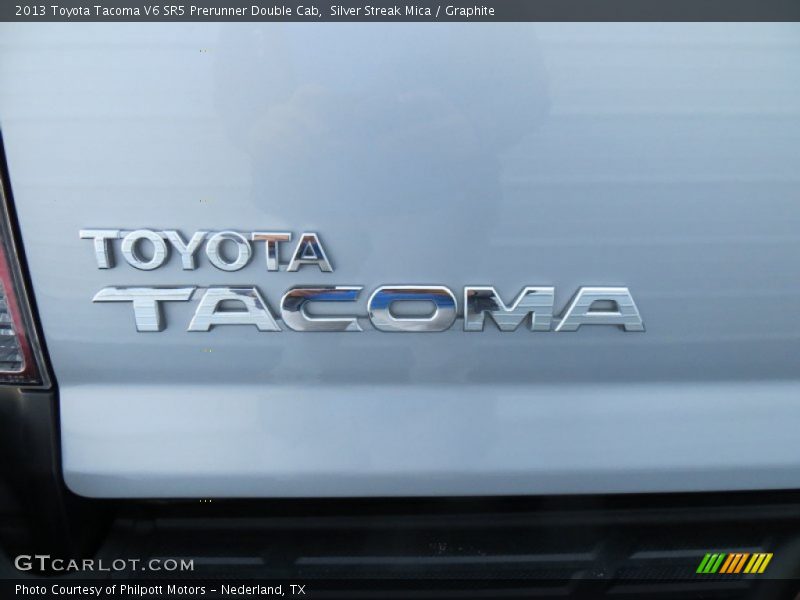 Silver Streak Mica / Graphite 2013 Toyota Tacoma V6 SR5 Prerunner Double Cab