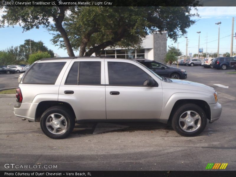 Silverstone Metallic / Light Gray 2007 Chevrolet TrailBlazer LS