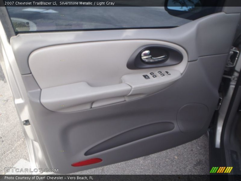 Silverstone Metallic / Light Gray 2007 Chevrolet TrailBlazer LS