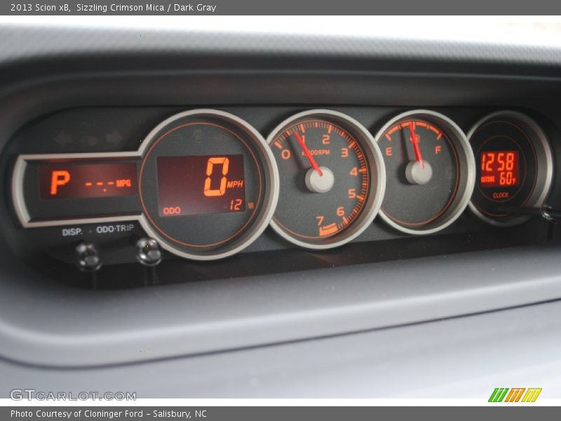 Sizzling Crimson Mica / Dark Gray 2013 Scion xB