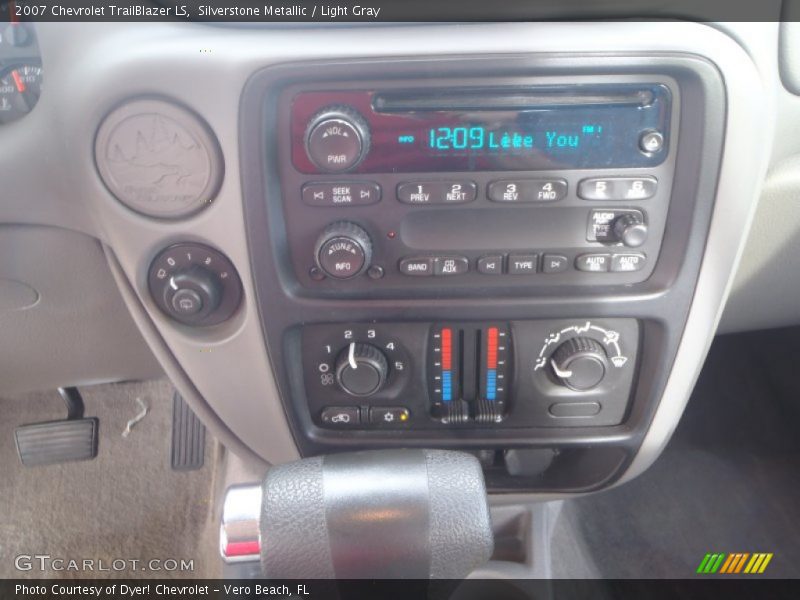 Silverstone Metallic / Light Gray 2007 Chevrolet TrailBlazer LS