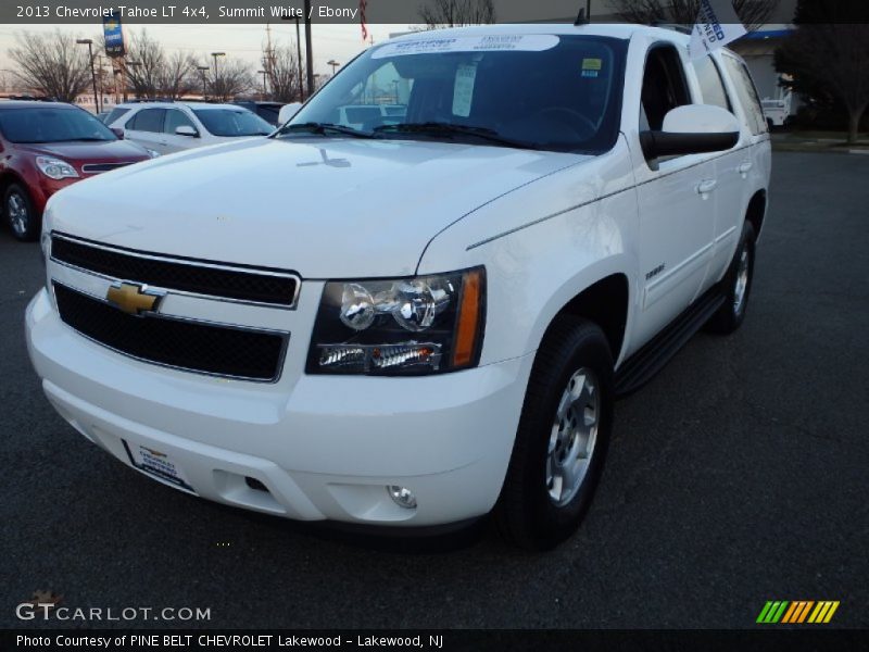 Summit White / Ebony 2013 Chevrolet Tahoe LT 4x4