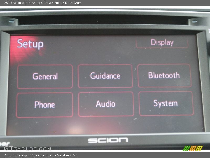 Sizzling Crimson Mica / Dark Gray 2013 Scion xB