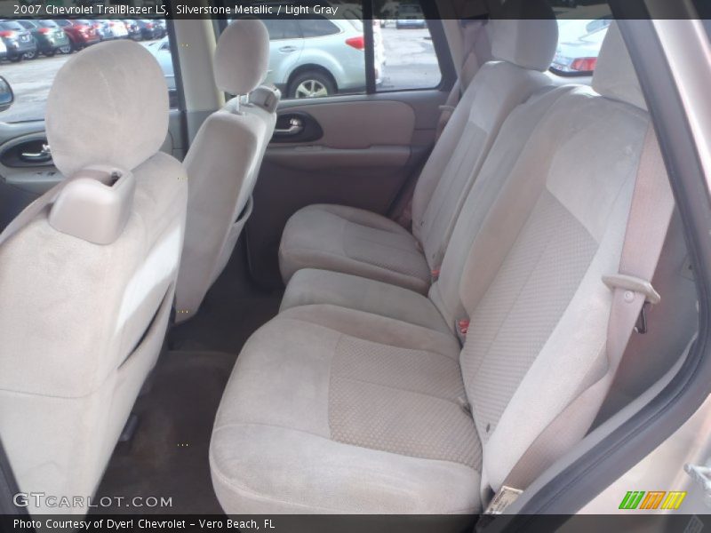 Silverstone Metallic / Light Gray 2007 Chevrolet TrailBlazer LS