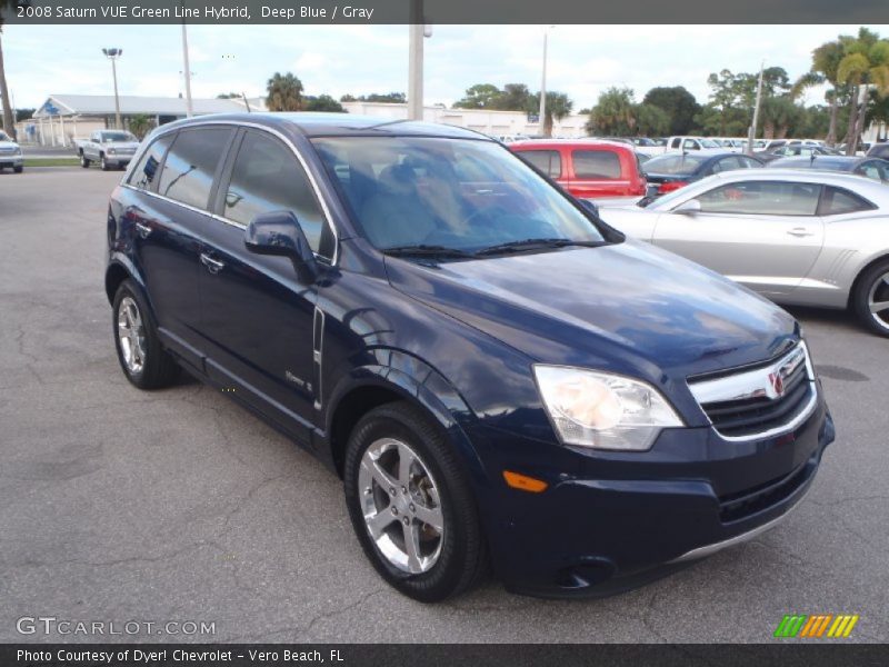 Deep Blue / Gray 2008 Saturn VUE Green Line Hybrid