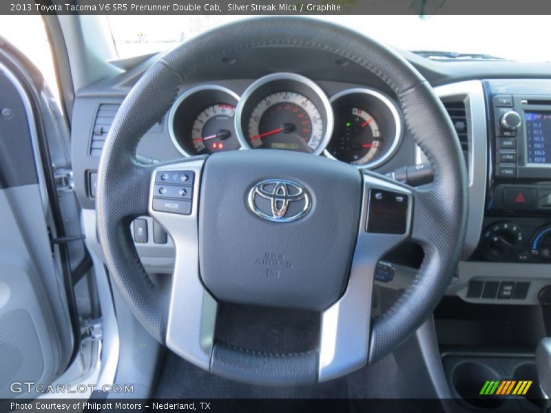 Silver Streak Mica / Graphite 2013 Toyota Tacoma V6 SR5 Prerunner Double Cab