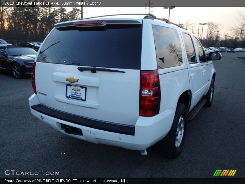 Summit White / Ebony 2013 Chevrolet Tahoe LT 4x4