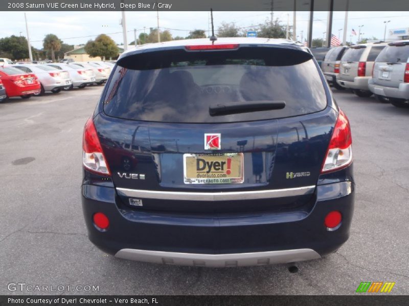 Deep Blue / Gray 2008 Saturn VUE Green Line Hybrid