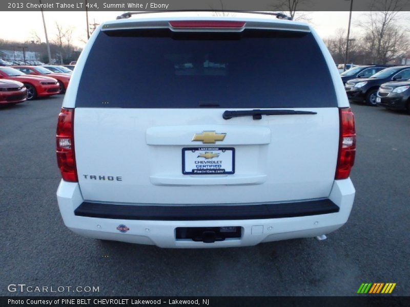 Summit White / Ebony 2013 Chevrolet Tahoe LT 4x4