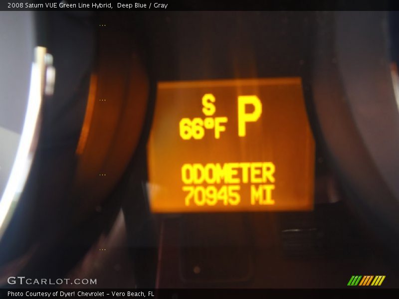 Deep Blue / Gray 2008 Saturn VUE Green Line Hybrid