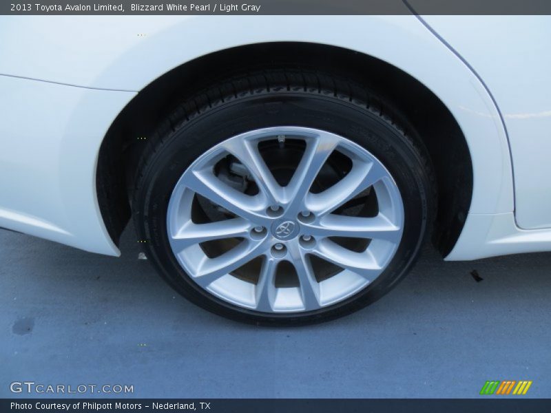 Blizzard White Pearl / Light Gray 2013 Toyota Avalon Limited