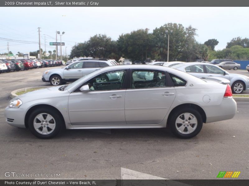 Silver Ice Metallic / Gray 2009 Chevrolet Impala LT