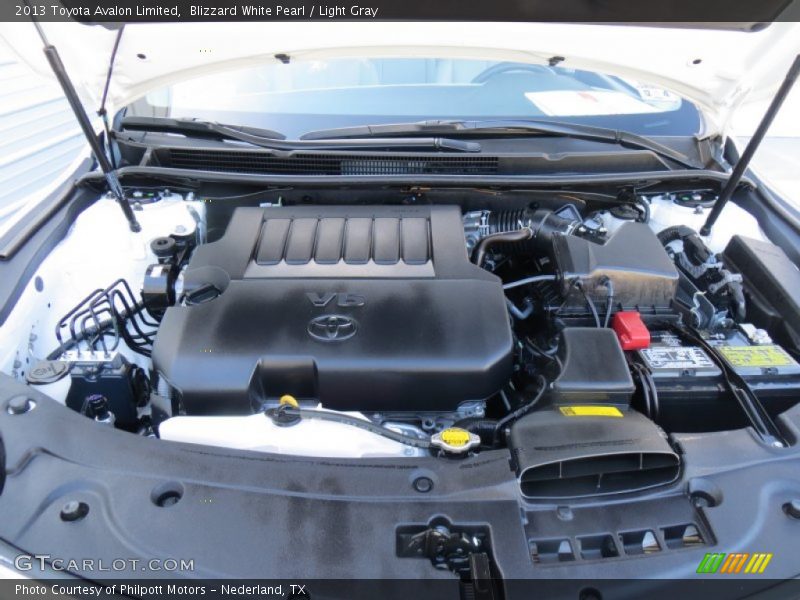 Blizzard White Pearl / Light Gray 2013 Toyota Avalon Limited