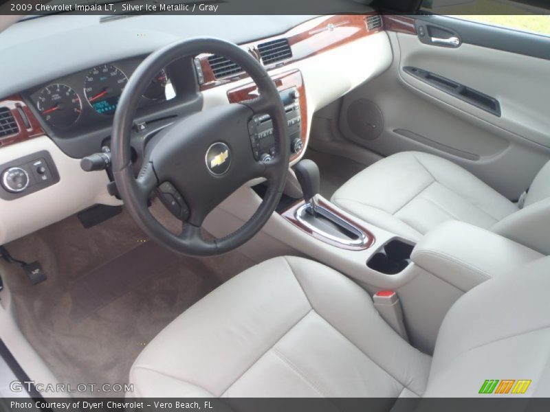 Silver Ice Metallic / Gray 2009 Chevrolet Impala LT