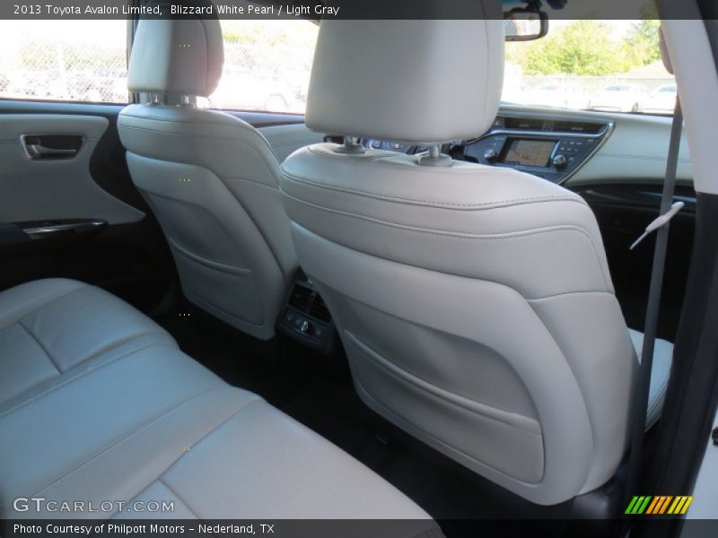 Blizzard White Pearl / Light Gray 2013 Toyota Avalon Limited