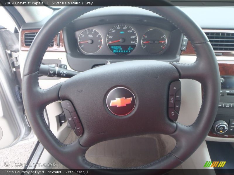 Silver Ice Metallic / Gray 2009 Chevrolet Impala LT
