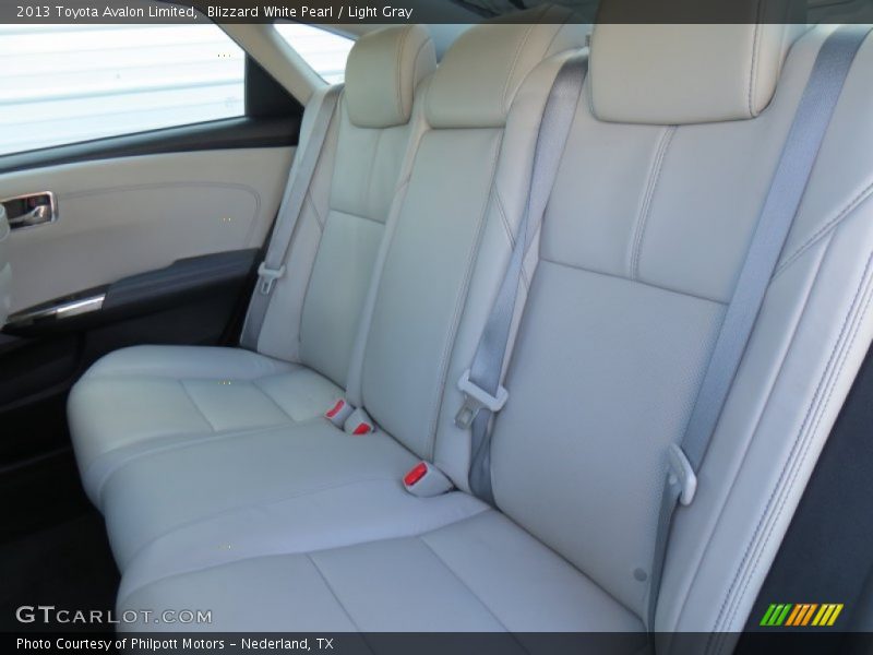 Blizzard White Pearl / Light Gray 2013 Toyota Avalon Limited