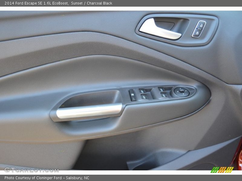 Sunset / Charcoal Black 2014 Ford Escape SE 1.6L EcoBoost