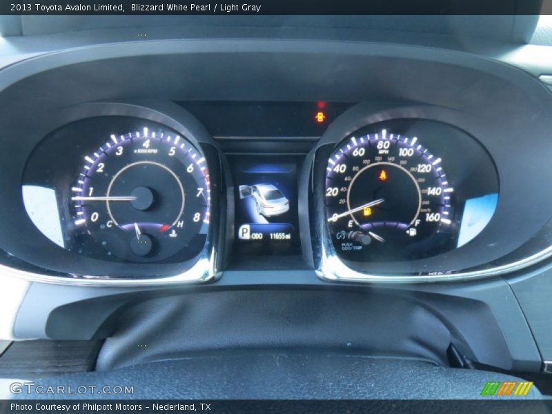Blizzard White Pearl / Light Gray 2013 Toyota Avalon Limited
