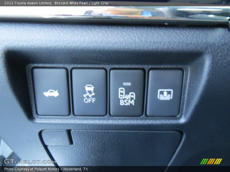 Blizzard White Pearl / Light Gray 2013 Toyota Avalon Limited