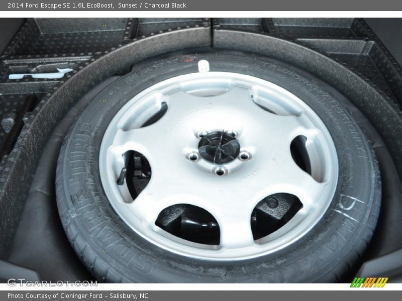 Sunset / Charcoal Black 2014 Ford Escape SE 1.6L EcoBoost