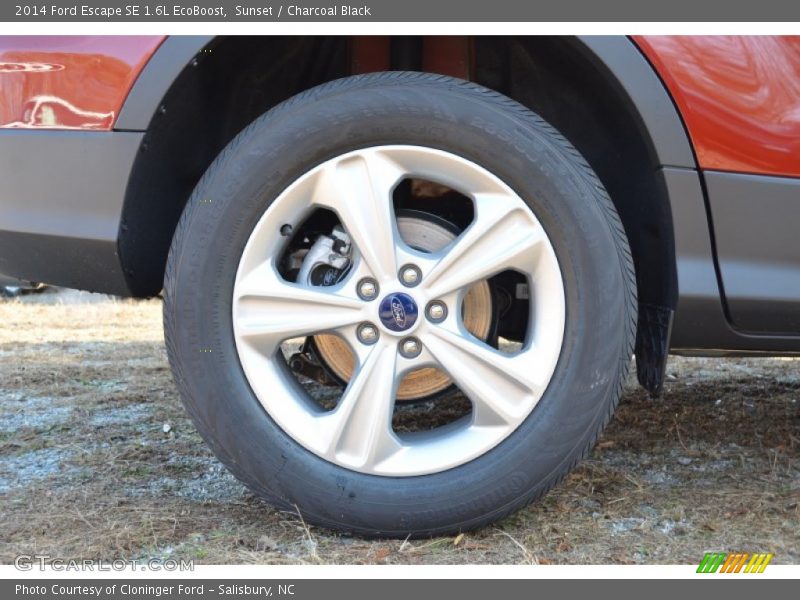 Sunset / Charcoal Black 2014 Ford Escape SE 1.6L EcoBoost