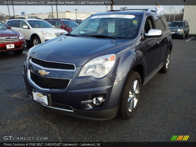 Atlantis Blue Metallic / Light Titanium/Jet Black 2013 Chevrolet Equinox LTZ