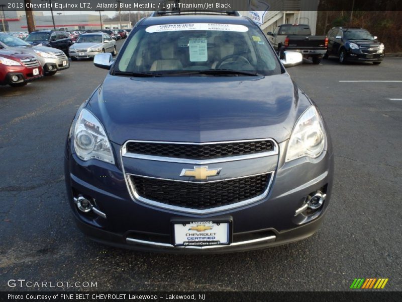 Atlantis Blue Metallic / Light Titanium/Jet Black 2013 Chevrolet Equinox LTZ