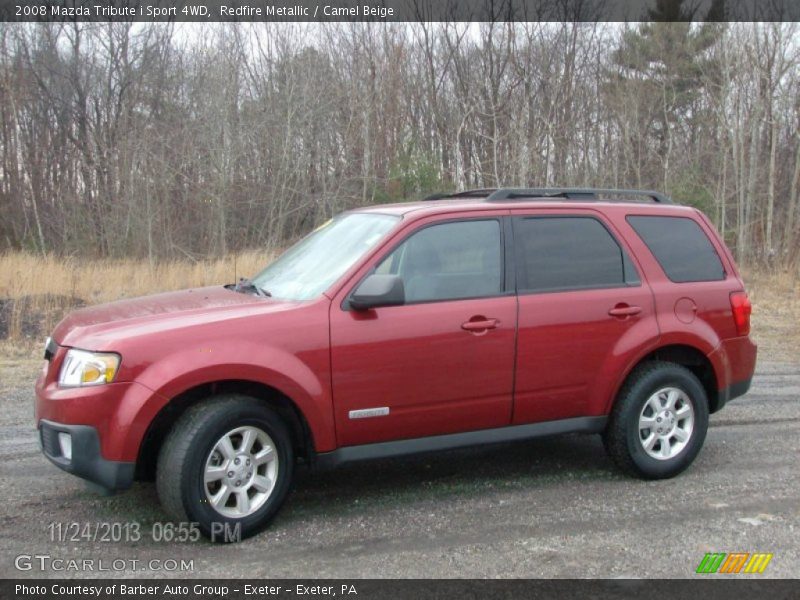 Redfire Metallic / Camel Beige 2008 Mazda Tribute i Sport 4WD